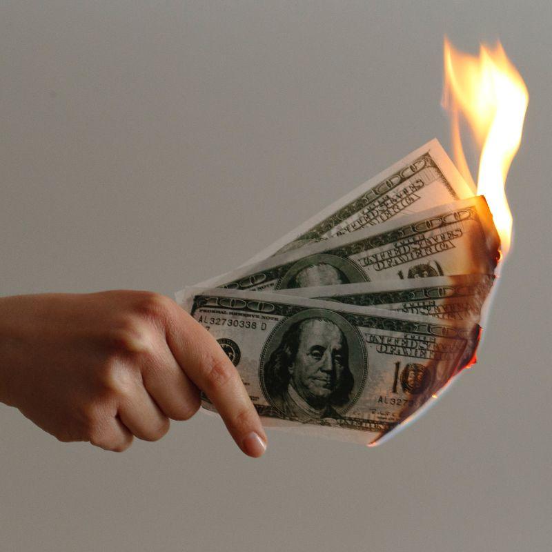 Nobody likes burning money! Making your goals expensive is an excellent way to achieve more accountability in sales.