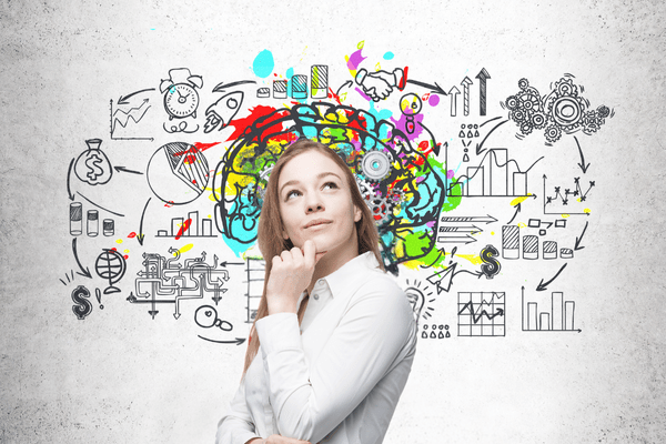 Founder contemplating aspects of her startup, including her price positioning