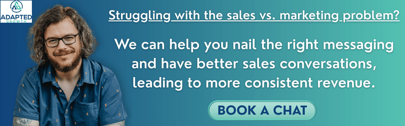 Sales vs. Marketing (CTA)